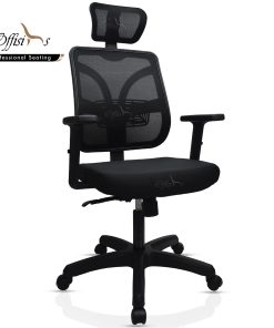 Medium Back Ergonomic Chair With Adjustable Headrest And Armrest ( Neo-03HR)