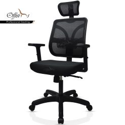 Alternative view of Medium Back Ergonomic Chair With Adjustable Headrest And Armrest (Neo-03HR)