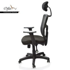 Alternative view of Medium Back Staff Chair With Headrest (FC-10HR)
