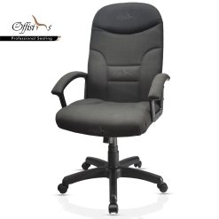 Alternative view of High Back Manager Chair With Padded Armrest (H-Model-HB)