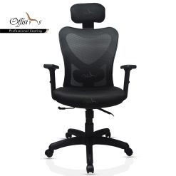 Ergonomic Staff Chair With 2d Headrest - ( OF-368 )