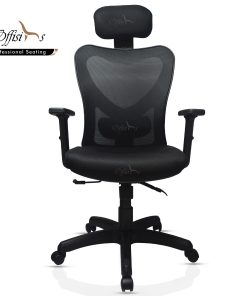 Ergonomic Staff Chair With 2d Headrest - ( OF-368 )