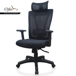 Alternative view of Sleek Ergonomic Office Chair With Adjustable Armrest And Lumbar Support (M-20HR)