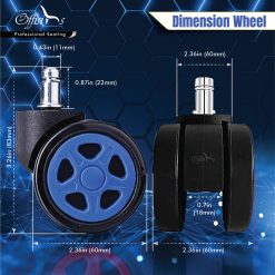 Premium Quality Gaming Chair With Neck Rest And Lumber Support (Redefined )