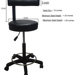 Alternative view of Medical Revolving Stool - MS-21