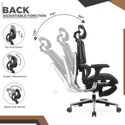 Ergonomic Full Mesh Chair With Adjustable Features 3