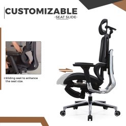 Ergonomic Full Mesh Chair With Adjustable Features 5