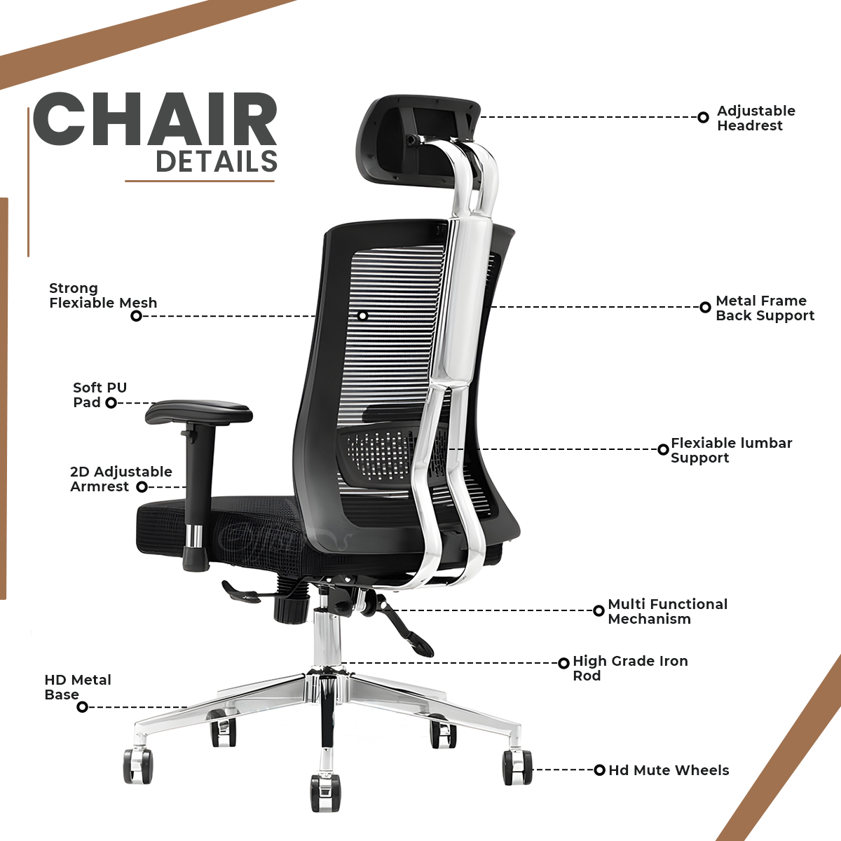 Ergonomic Office Chair OF 900 3