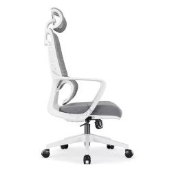 High Back Ergonomic Office Chair With Lumbar Support OF 6555 (Grey) 6