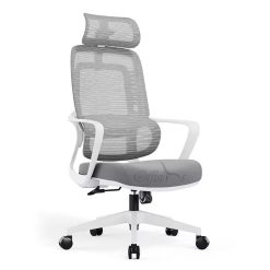 High Back Ergonomic Office Chair With Lumbar Support OF 6555 (Grey) 9