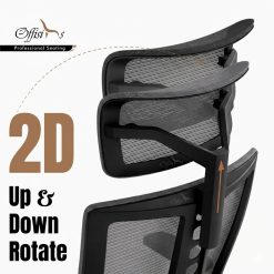 Premium Quality Full Mesh Chair With Multi Lock Adjustment M 30FM (Black) 3