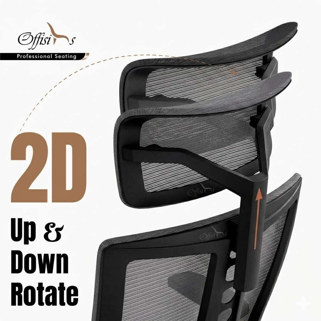 Premium Quality Full Mesh Chair With Multi Lock Adjustment M 30FM (Black) 3