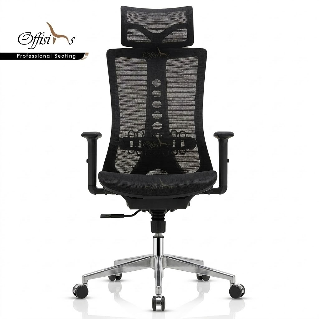 Premium Quality Full Mesh Chair With Multi Lock Adjustment M 30FM (Black) 5