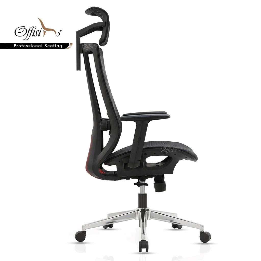 Premium Quality Full Mesh Chair With Multi Lock Adjustment M 30FM (Black) 7